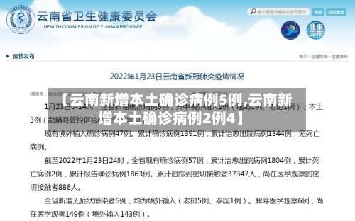 【云南新增本土确诊病例5例,云南新增本土确诊病例2例4】-第2张图片