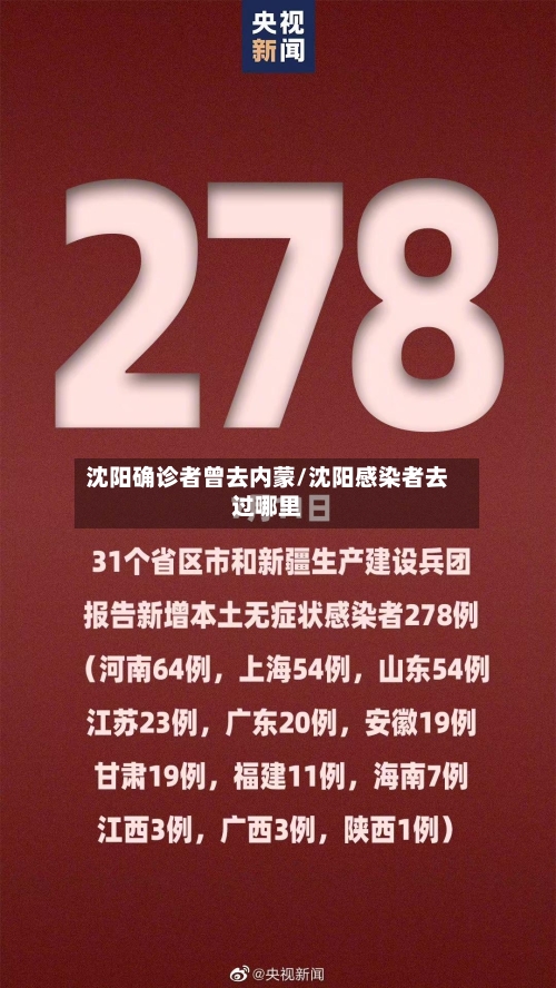 沈阳确诊者曾去内蒙/沈阳感染者去过哪里