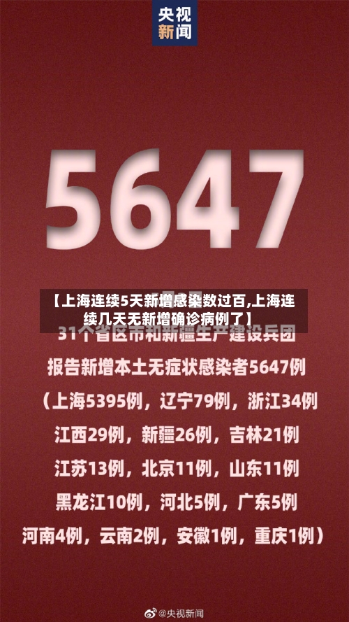 【上海连续5天新增感染数过百,上海连续几天无新增确诊病例了】-第2张图片