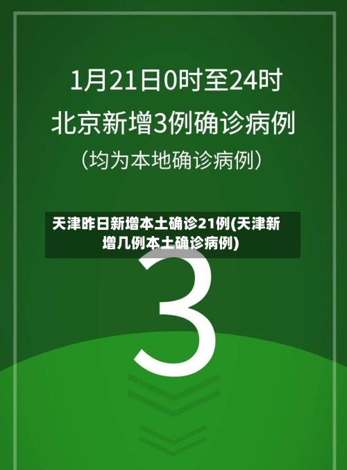 天津昨日新增本土确诊21例(天津新增几例本土确诊病例)