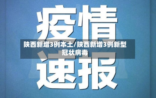 陕西新增3例本土/陕西新增3例新型冠状病毒-第3张图片