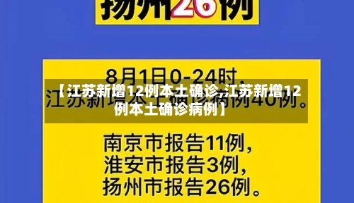 【江苏新增12例本土确诊,江苏新增12例本土确诊病例】