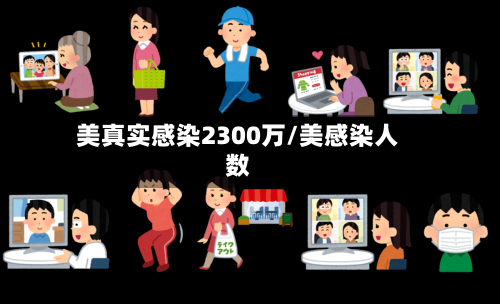 美真实感染2300万/美感染人数