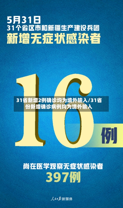 31省新增2例确诊均为境外输入/31省份新增确诊病例均为境外输入