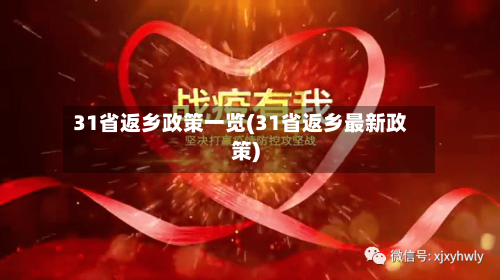 31省返乡政策一览(31省返乡最新政策)