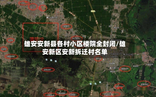 雄安安新县各村小区楼院全封闭/雄安新区安新拆迁村名单-第2张图片