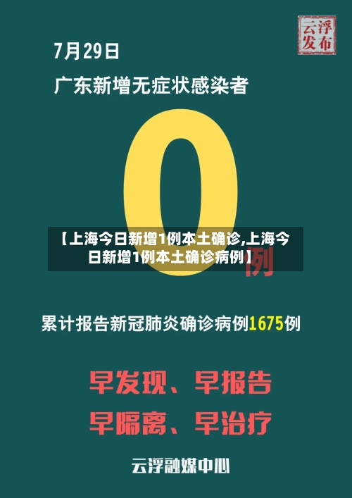【上海今日新增1例本土确诊,上海今日新增1例本土确诊病例】-第3张图片