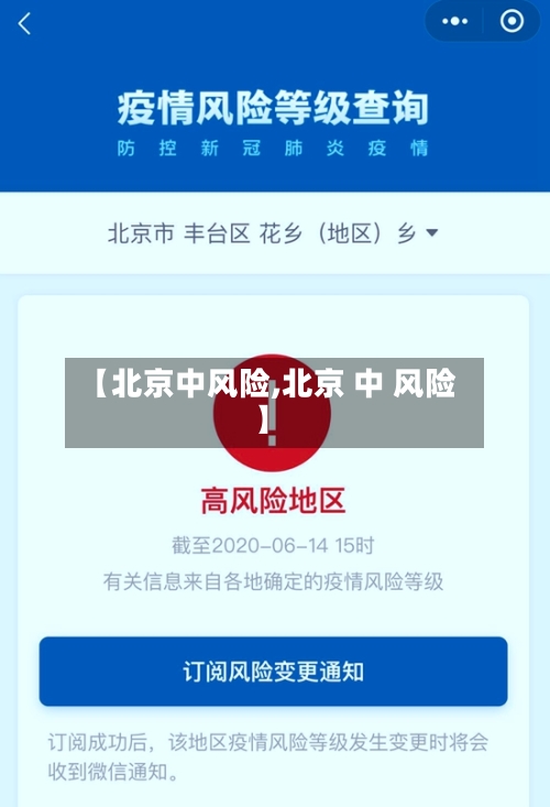 【北京中风险,北京 中 风险】-第2张图片