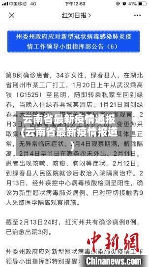 云南省最新疫情通报(云南省最新疫情报道)