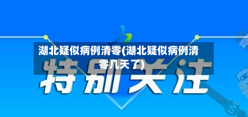 湖北疑似病例清零(湖北疑似病例清零几天了)-第3张图片