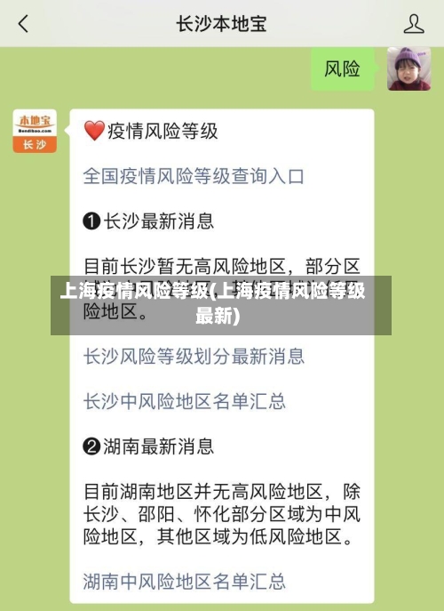 上海疫情风险等级(上海疫情风险等级最新)